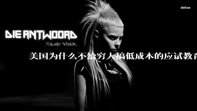 美国为什么不给穷人搞低成本的应试教育？搞快乐教育不是在自掘坟墓吗?